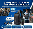 Bolso Bandolera Antirrobo Impermedable